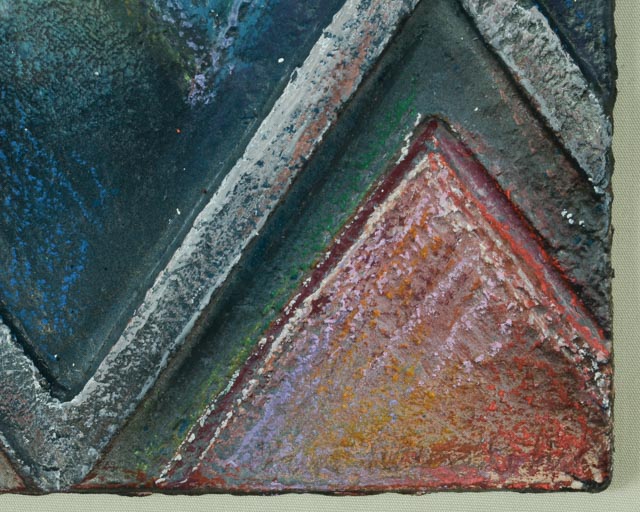 Elaine Albers Cohen Handcast Paper Relief "Energy I"