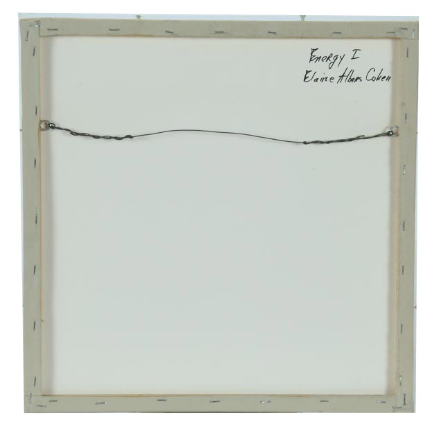 Elaine Albers Cohen Handcast Paper Relief "Energy I"