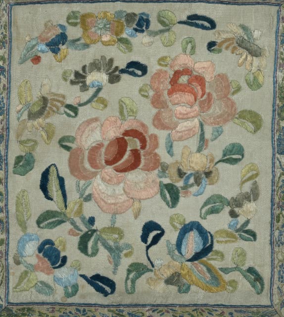 Antique Qing Dynasty Chinese Embroidery