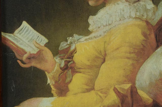 Jean-Honoré Fragonard Offset Lithograph on Board After "A Young Girl Reading"