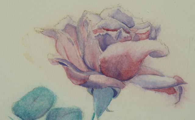 Dennis Garry Original Floral Watercolor