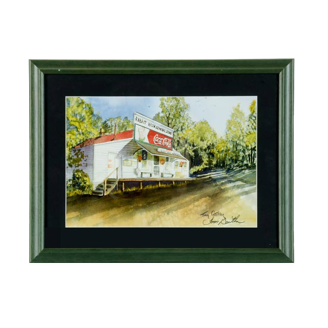 Tom Gaither Signed Offset Lithograph "Rabbit Hash General Store"
