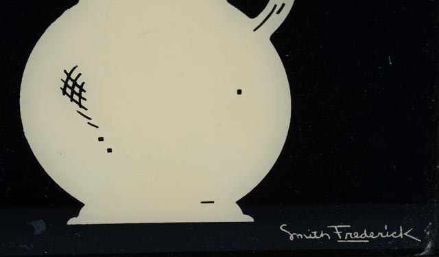 "Phlox and Asters" Reverse Glass Serigraph