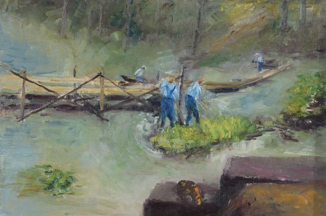 Dora McCollister Original Oil on Board Painting