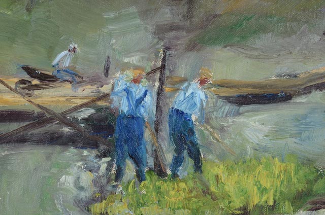 Dora McCollister Original Oil on Board Painting