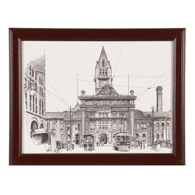 Leslie L. Chevalier Original Ink Drawing