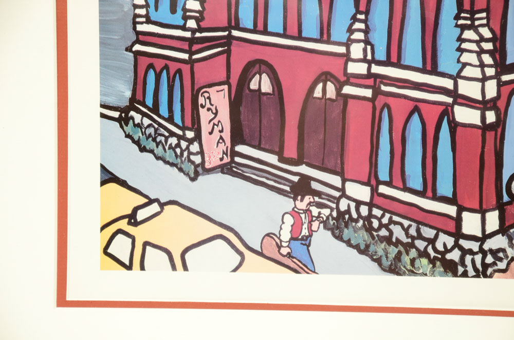 Mark Palen Signed Offset Lithograph after "South Nashville Skyline"