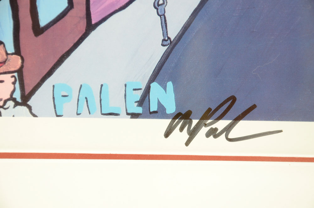 Mark Palen Signed Offset Lithograph after "South Nashville Skyline"