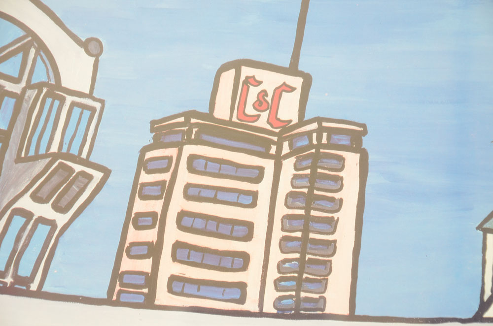 Mark Palen Signed Offset Lithograph after "South Nashville Skyline"