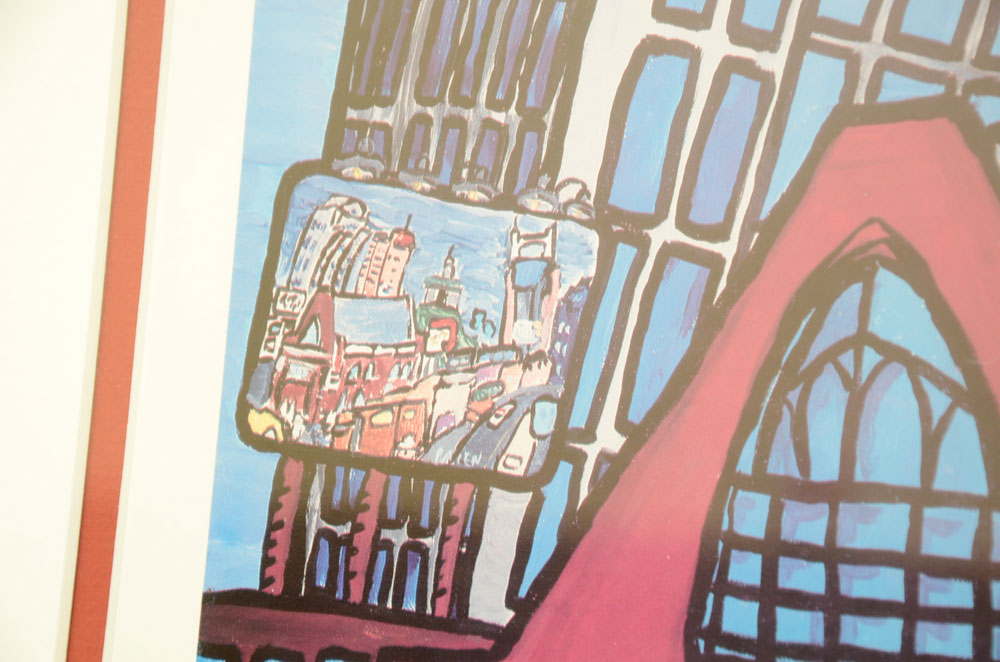 Mark Palen Signed Offset Lithograph after "South Nashville Skyline"