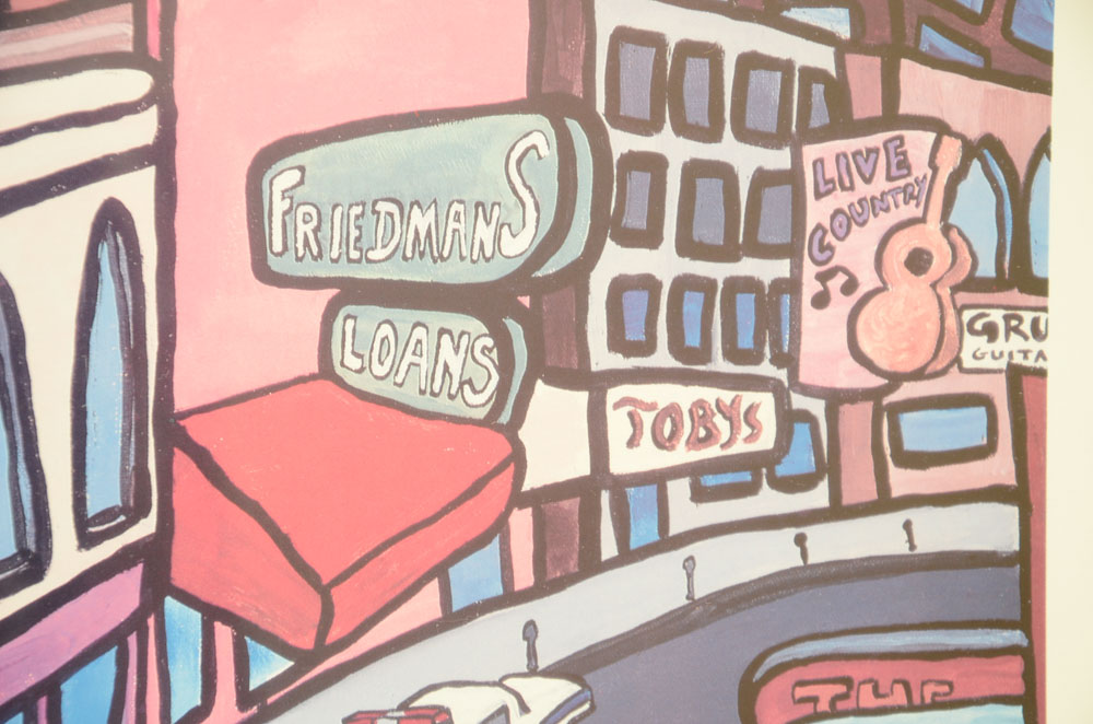 Mark Palen Signed Offset Lithograph after "South Nashville Skyline"