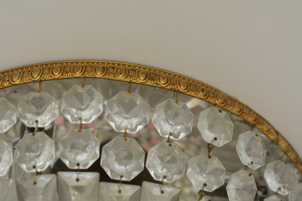 Flush Mount Crystal Chandelier