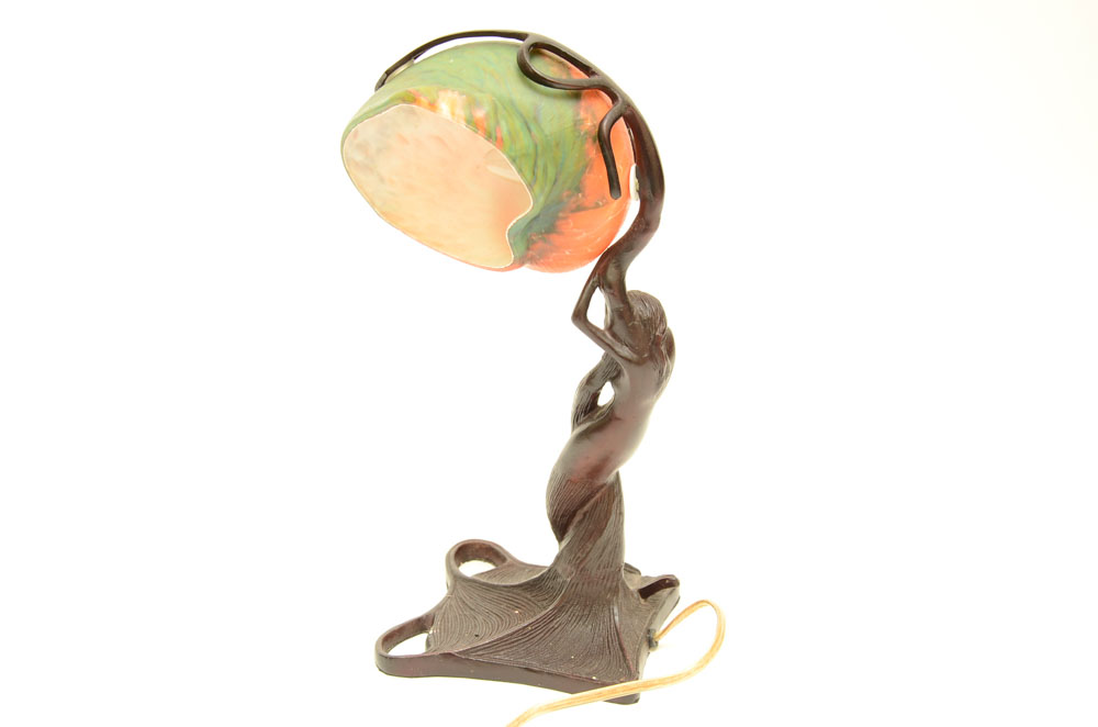 Art Nouveau Style Nautilus Lamp