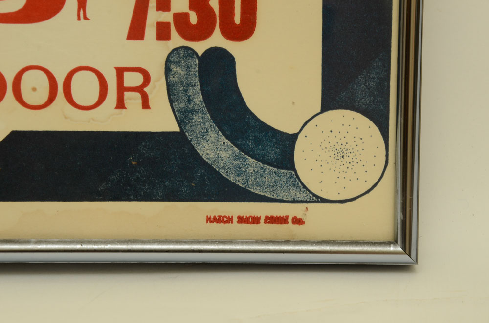 Vintage Signed Nashville Concert Poster