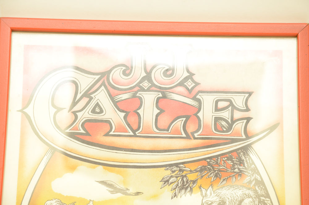 J.J. Cale with Paul Craft Vintage Concert Poster