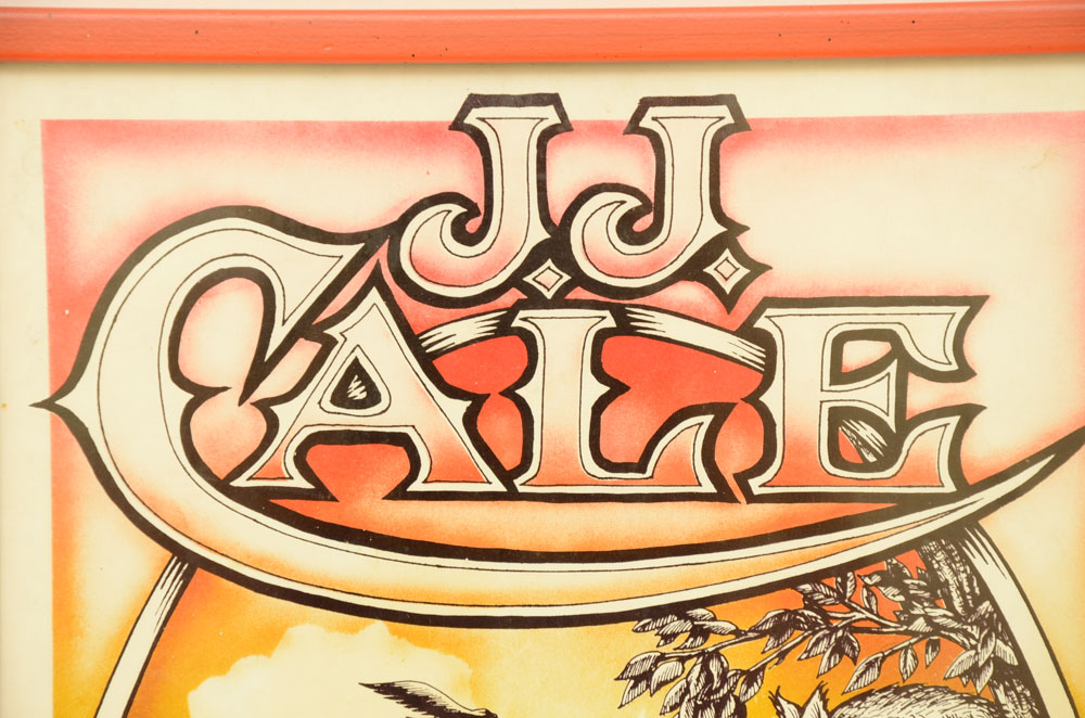J.J. Cale with Paul Craft Vintage Concert Poster