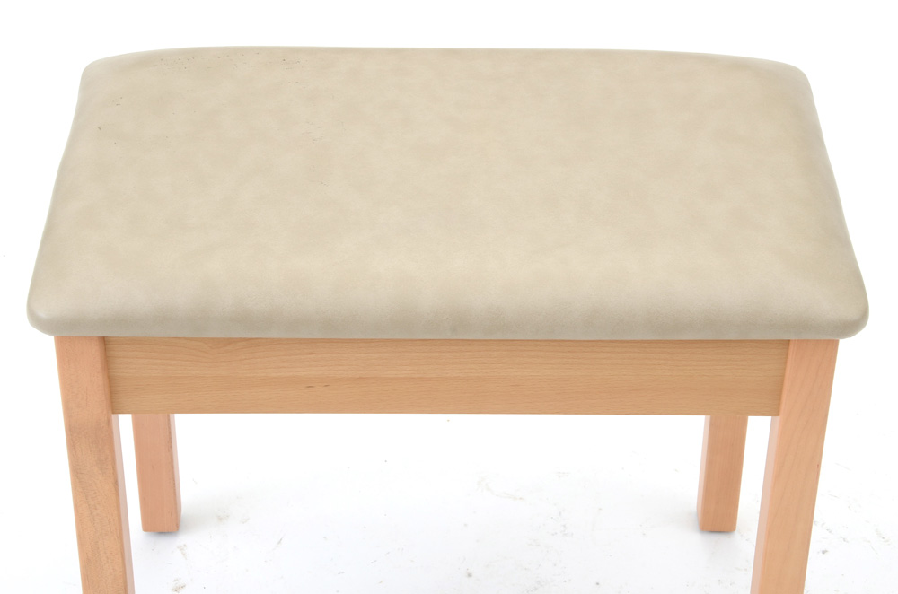 Natural Finished Vanity Bench