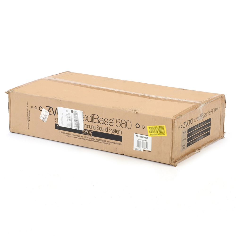 Zvox "Incredibase 580" Single Cabinet Surround Sound System