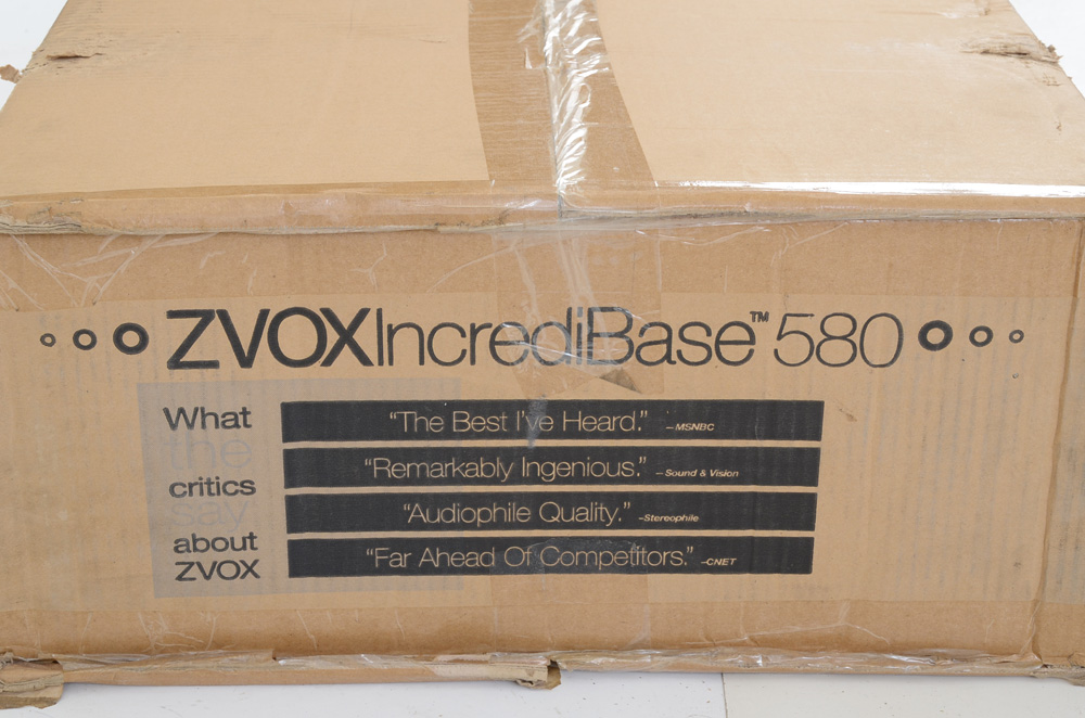 Zvox "Incredibase 580" Single Cabinet Surround Sound System