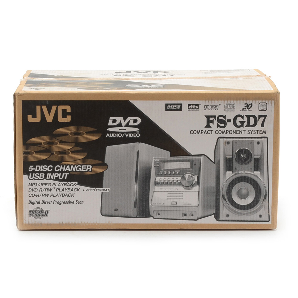 JVC Compact Five-Disc Component System