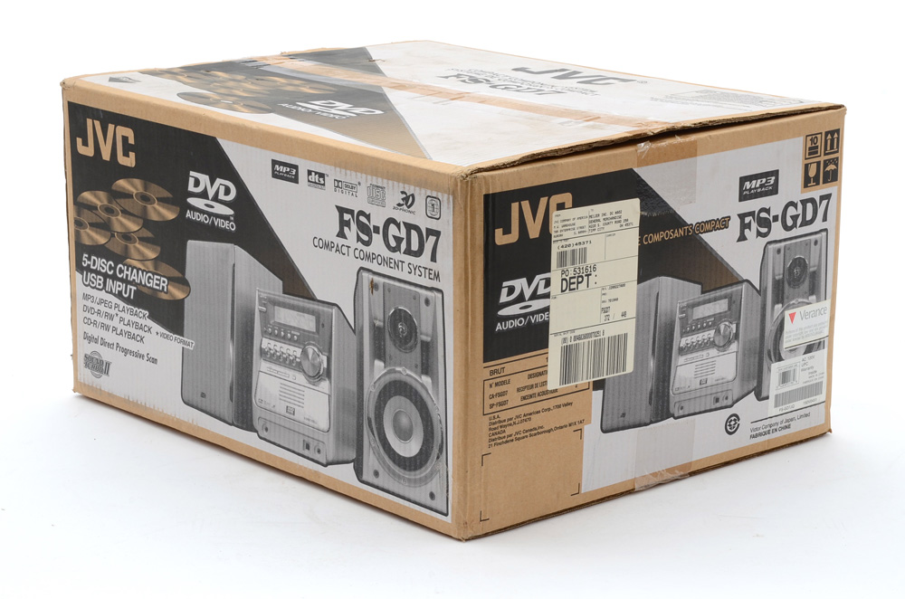 JVC Compact Five-Disc Component System