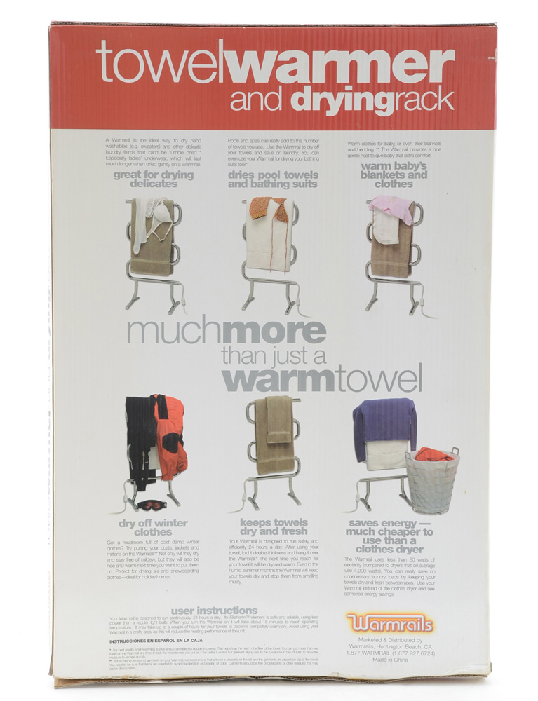 Two Towel Warmer/Dryer Racks