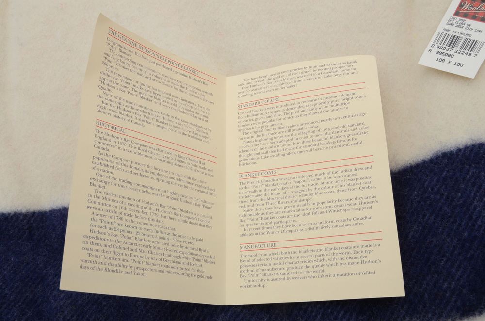 Hudson's Bay Point Blanket