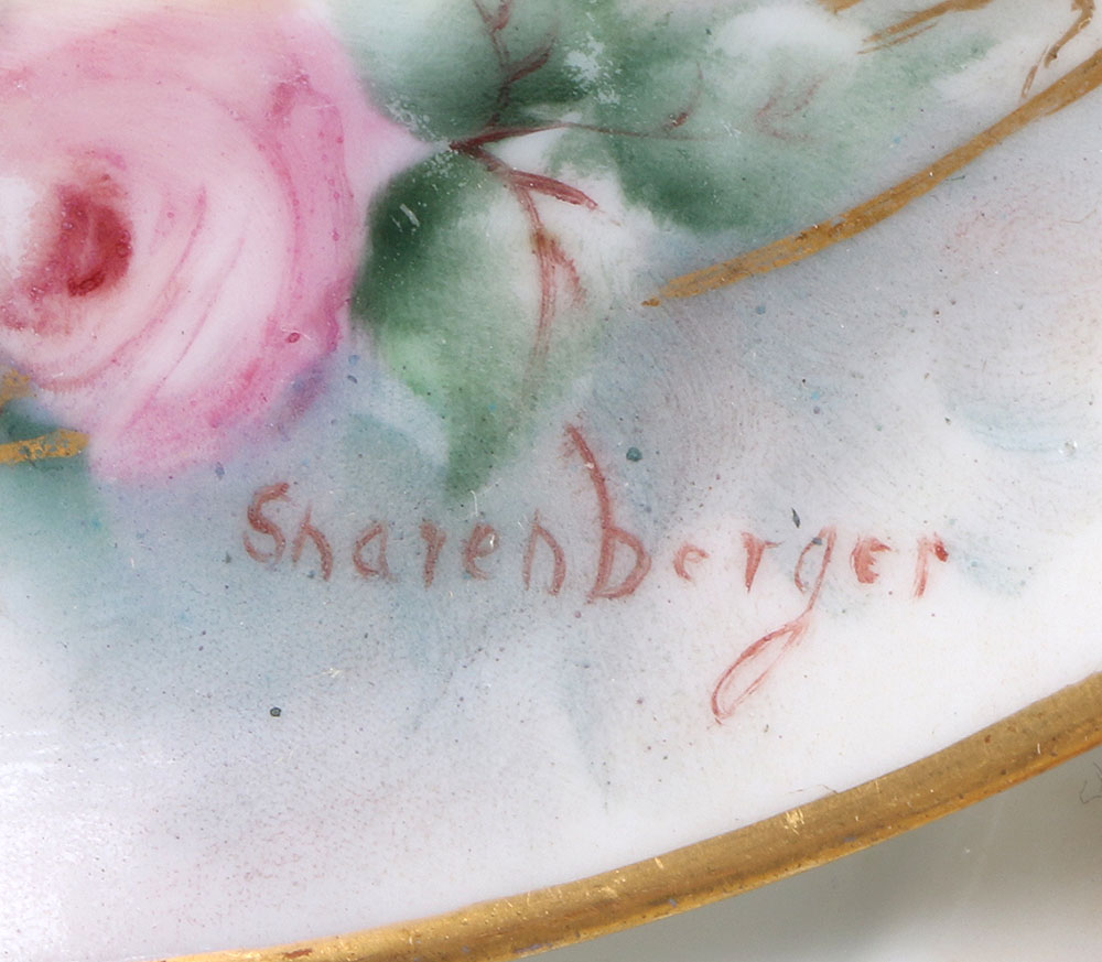 Havilland France Hand-painted Luncheon Set