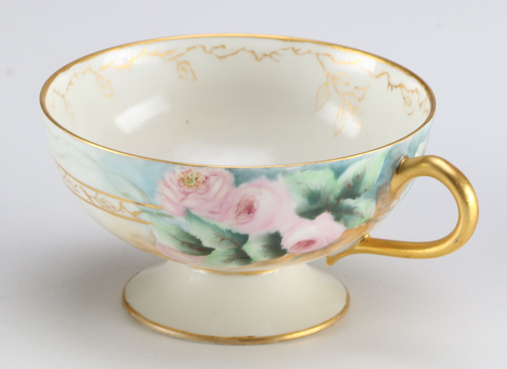 Havilland France Hand-painted Luncheon Set