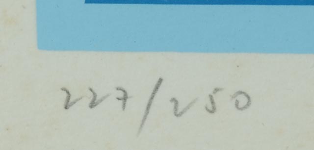 Victor Vasarely Signed Limited Edition Op Art Serigraph