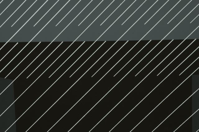 Charley Harper Original Limited Edition Serigraph "Pelican in a Downpour"