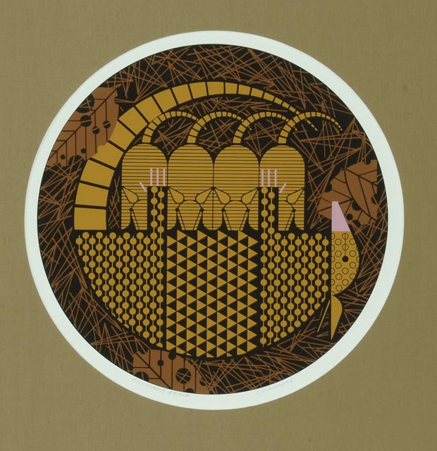 Charley Harper Original Printer's Proof Serigraph "Armadittos"