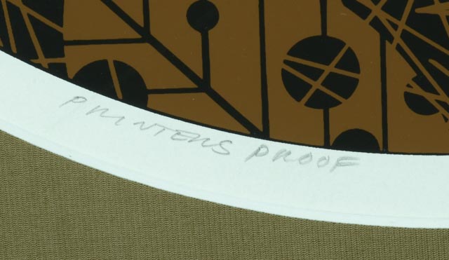 Charley Harper Original Printer's Proof Serigraph "Armadittos"