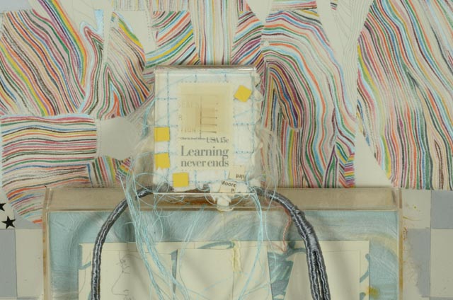 Jean Battles Irvin Original Mixed Media Drawing "The Forgotten Rite"