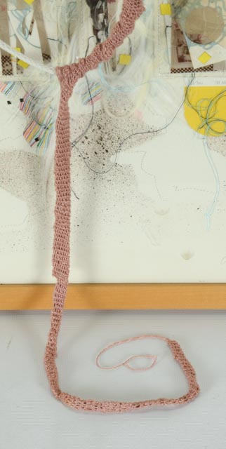 Jean Battles Irvin Original Mixed Media Drawing "The Forgotten Rite"