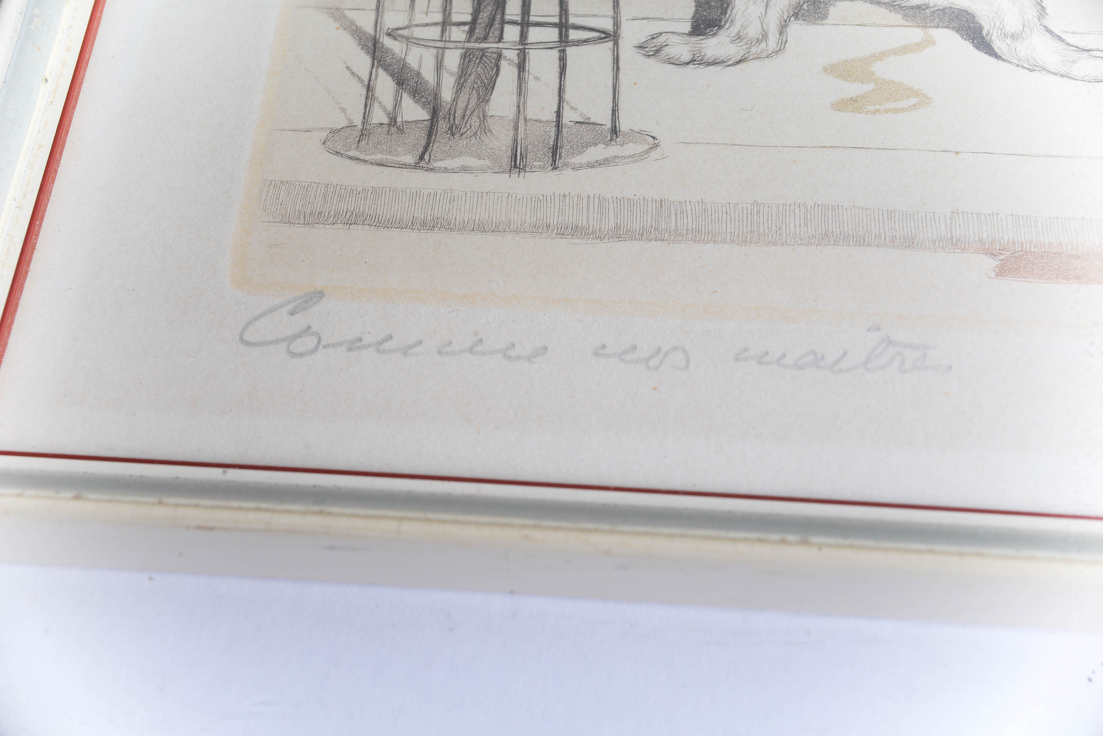 Boris O'Klein Signed Cartoons from "Dirty Dogs of Paris"