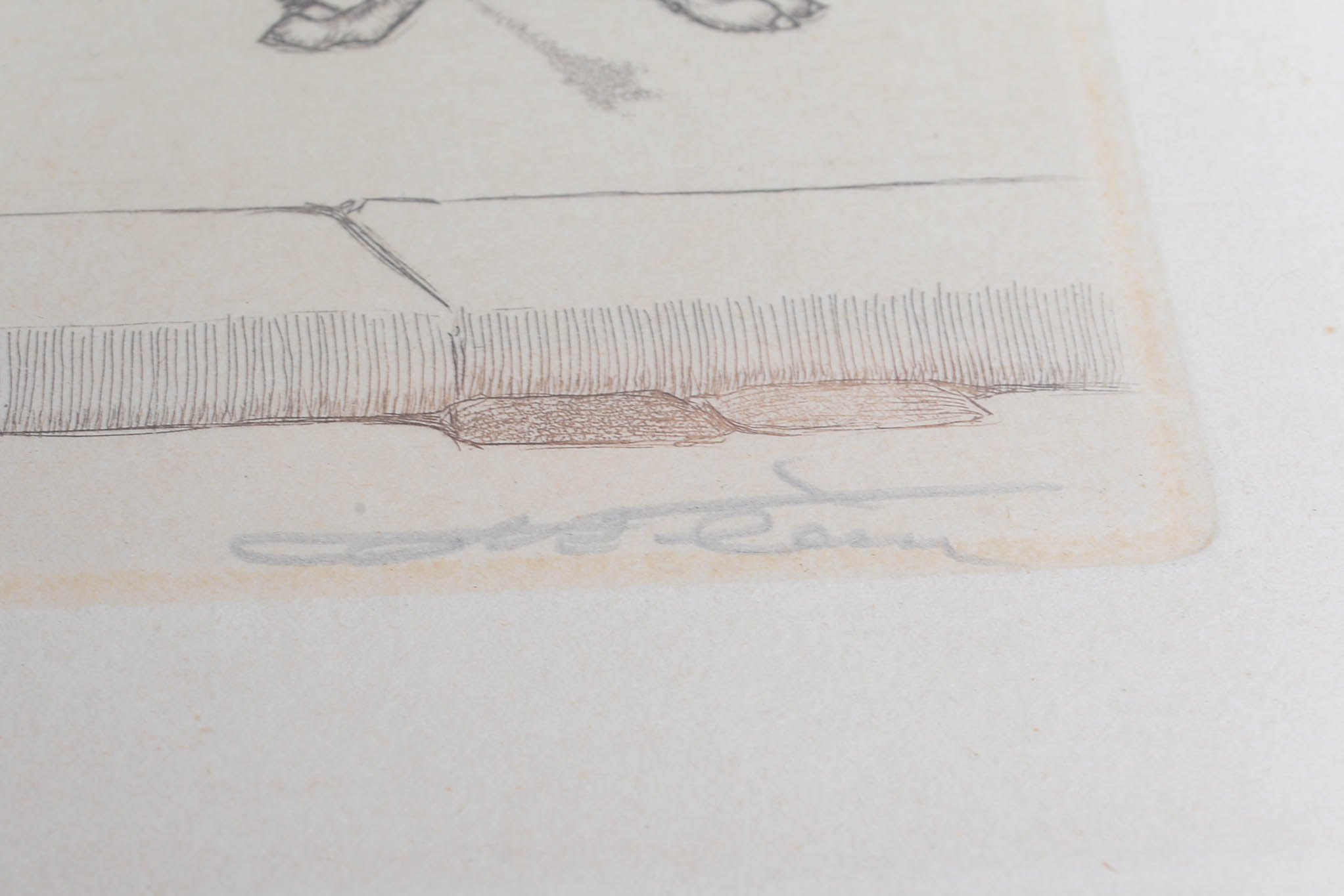 Boris O'Klein Signed Cartoons from "Dirty Dogs of Paris"