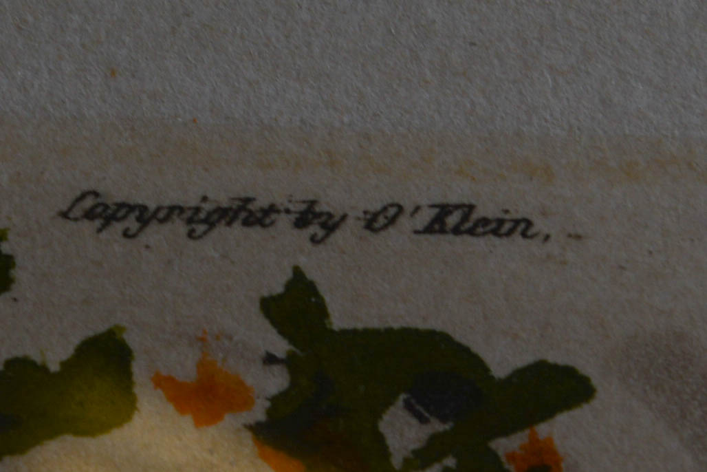 Boris O'Klein Signed Cartoons from "Dirty Dogs of Paris"