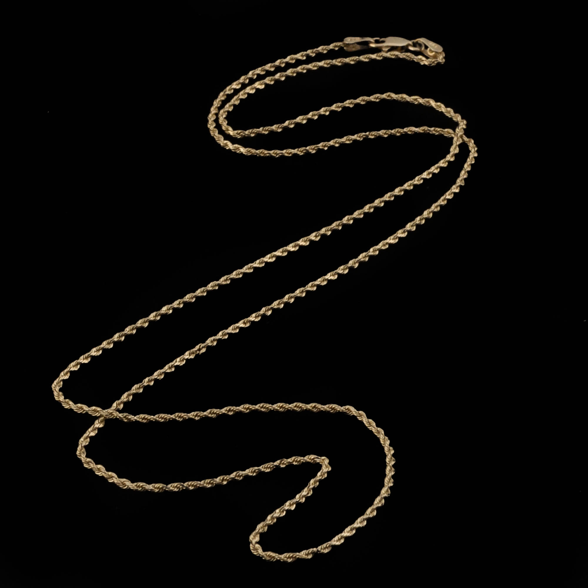 14K Gold 24" Rope Chain