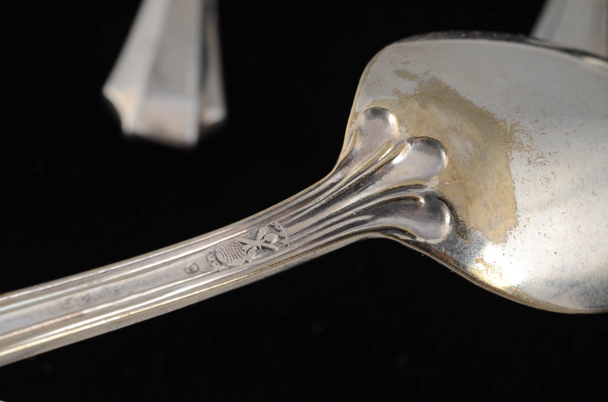 Four Sterling Handle Knives and Three Spoons