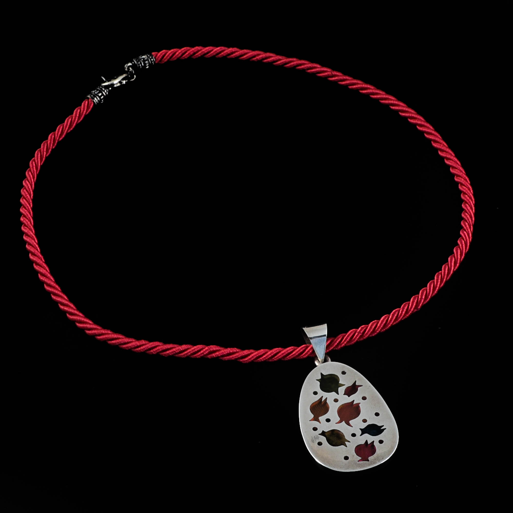 Sterling Silver Plique-á-Jour Necklace