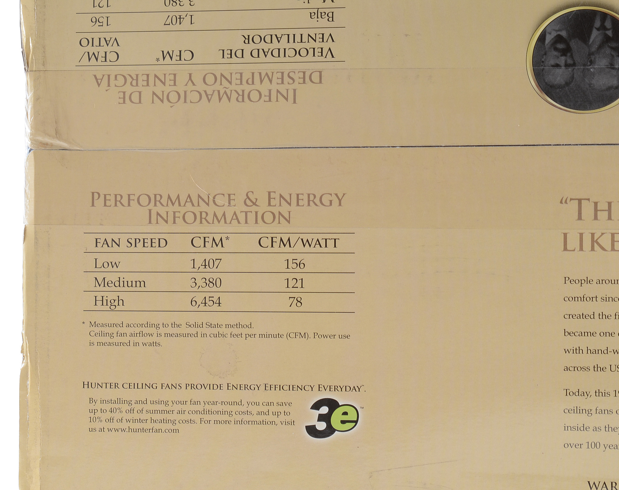 Hunter Ceiling Fan "Creighton" Model