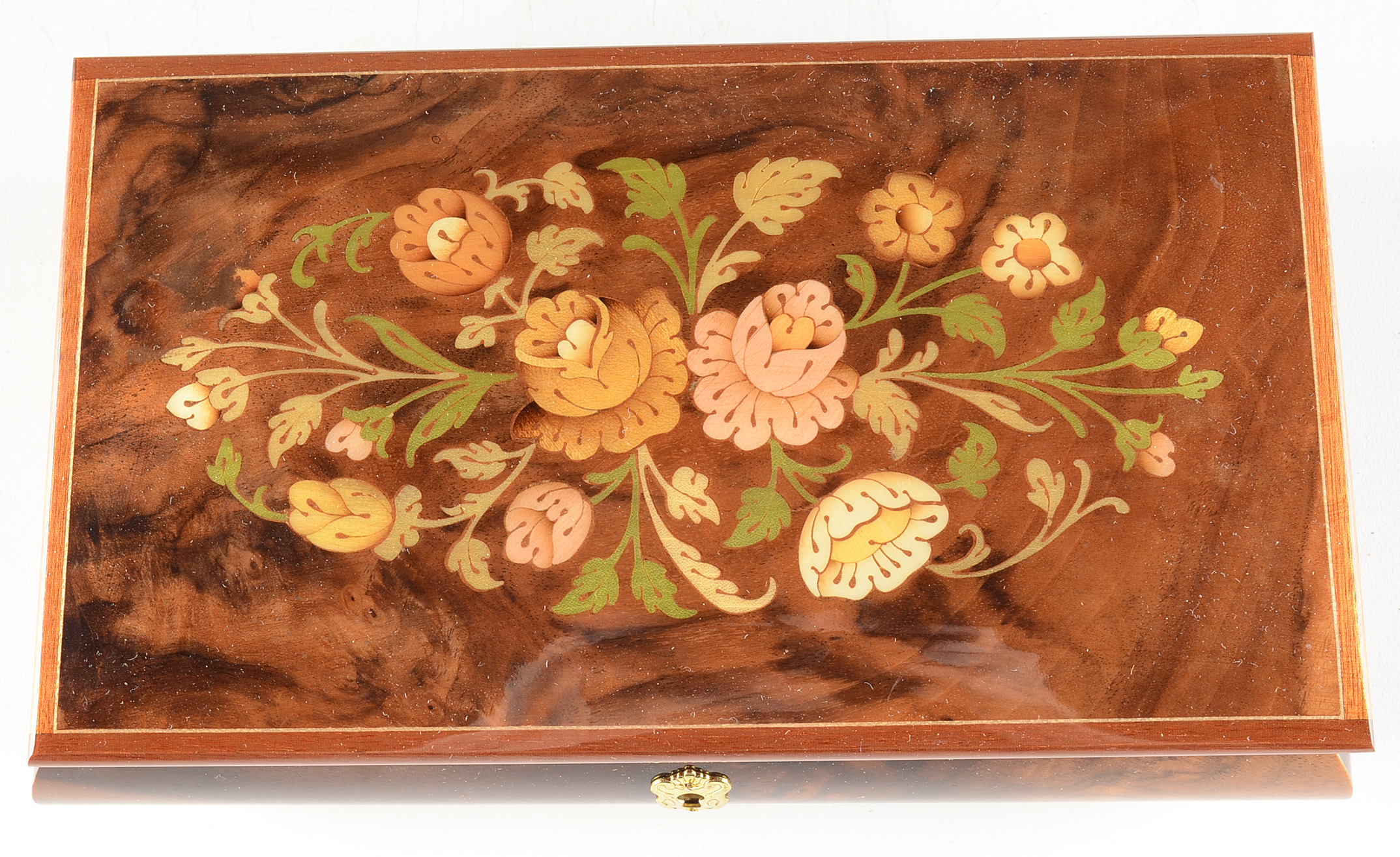 Italian Inlay Music Box