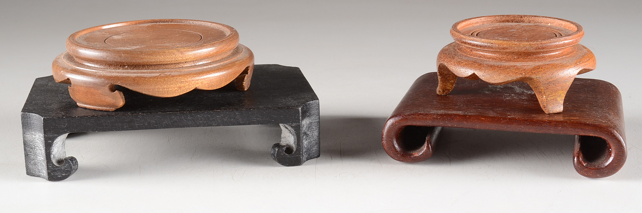 Small Asian Style Wooden Stands