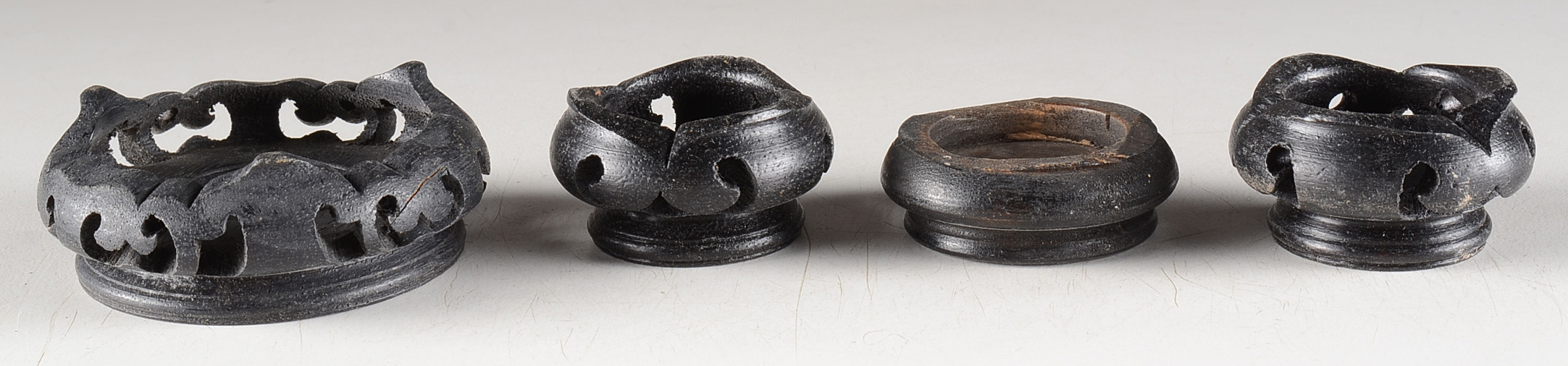 Small Asian Style Wooden Stands