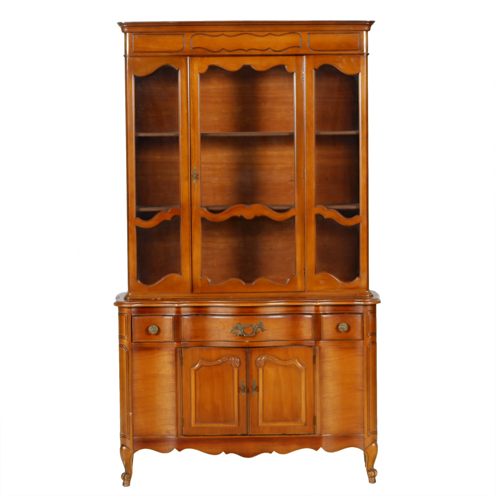 Vintage Glass Front China Cabinet