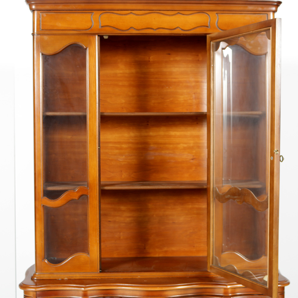 Vintage Glass Front China Cabinet