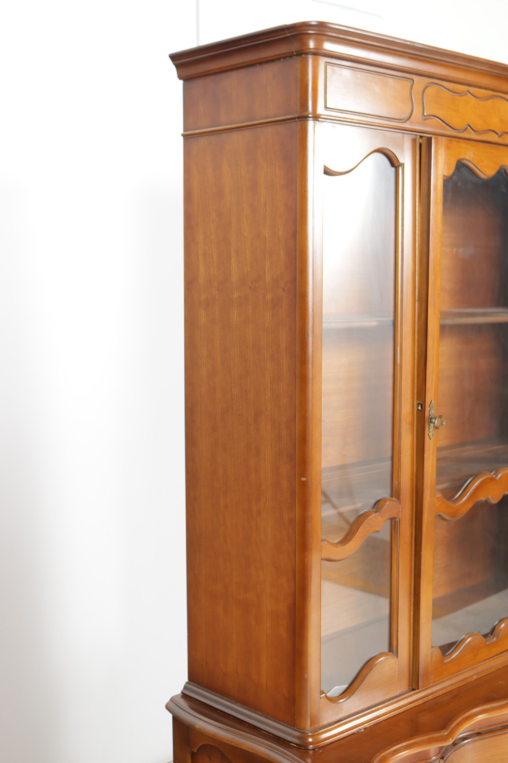 Vintage Glass Front China Cabinet