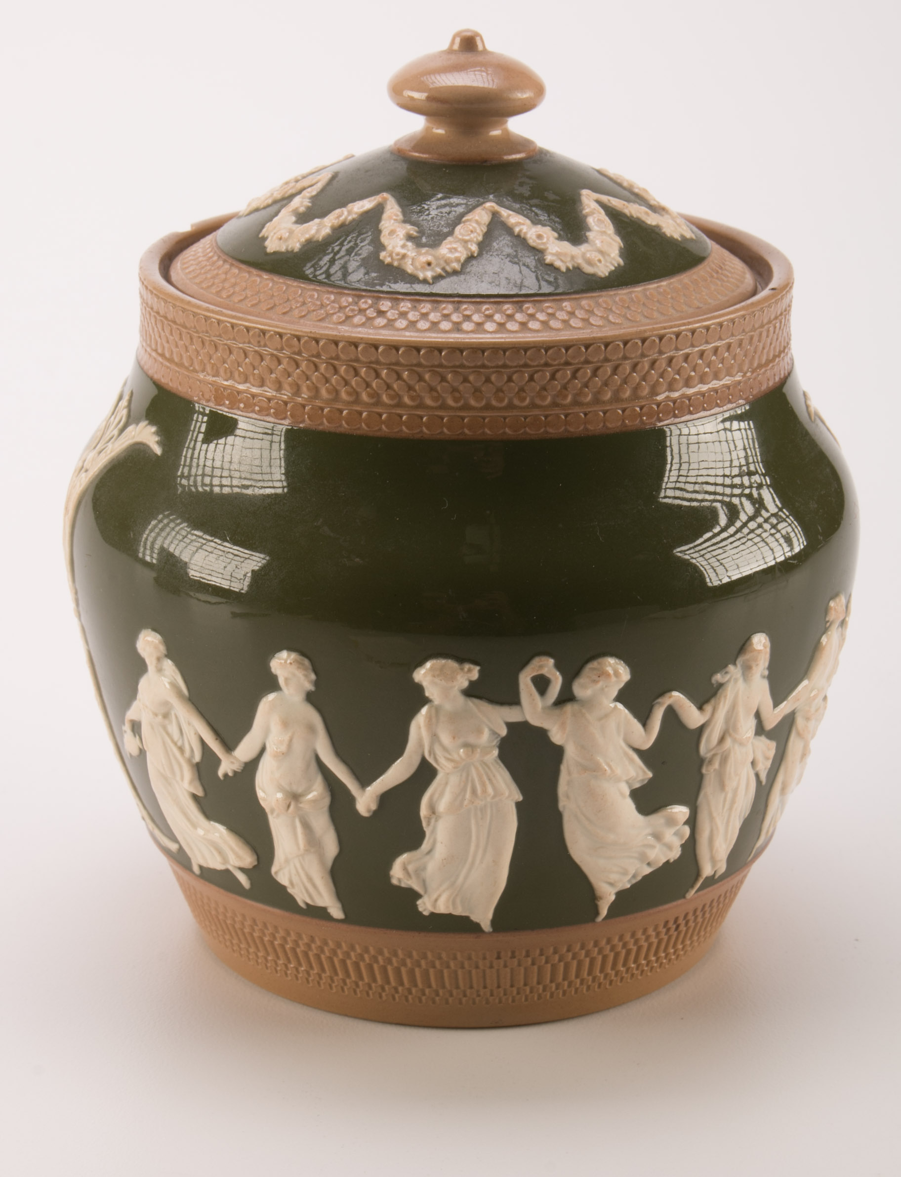 Vintage Lidded Ginger Jar from Copeland, England