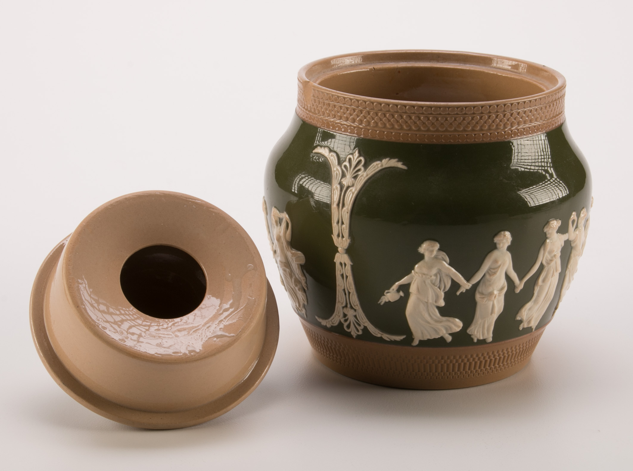 Vintage Lidded Ginger Jar from Copeland, England